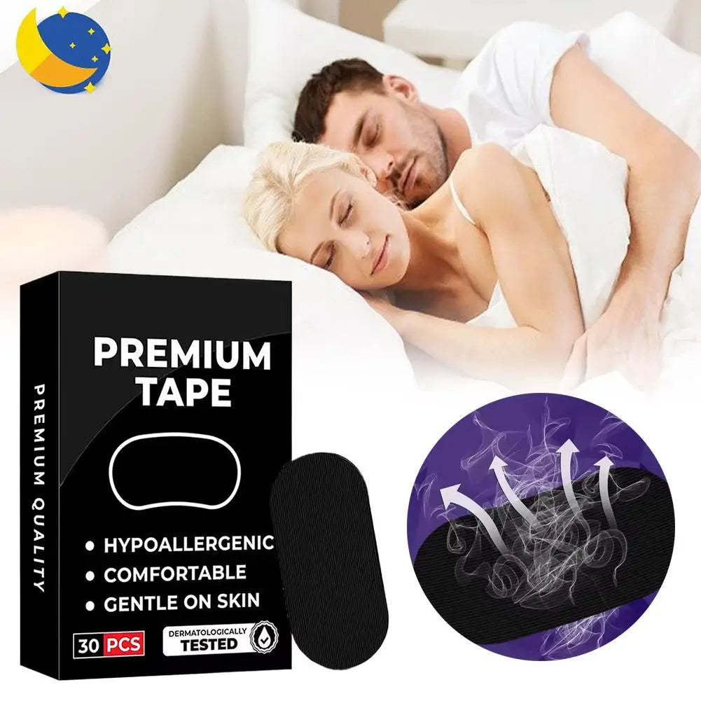 Mouth Tape for Sleeping – Gentle Anti Snoring Strips for Restful Nights