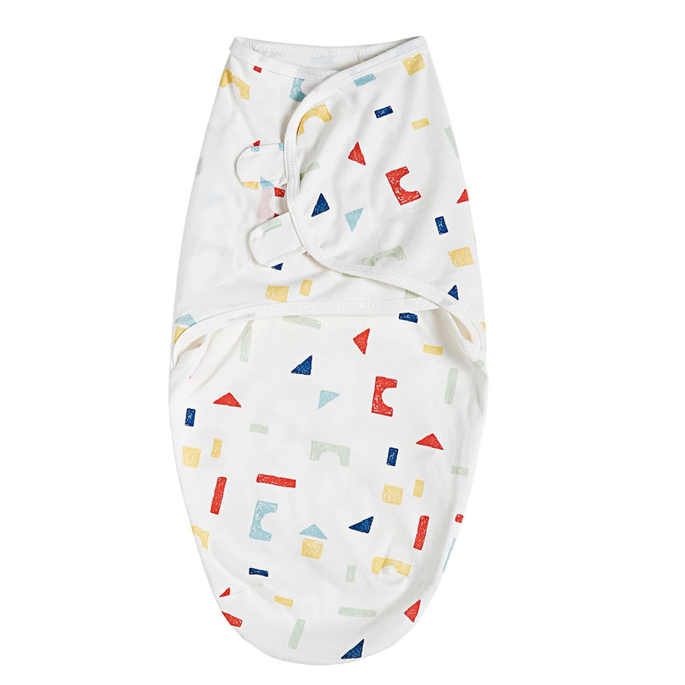 Premier Newborn Baby Cocoon Swaddle Wrap โ 100% Organic Cotton Muslin Blankets | Suitable for 4 Seasons