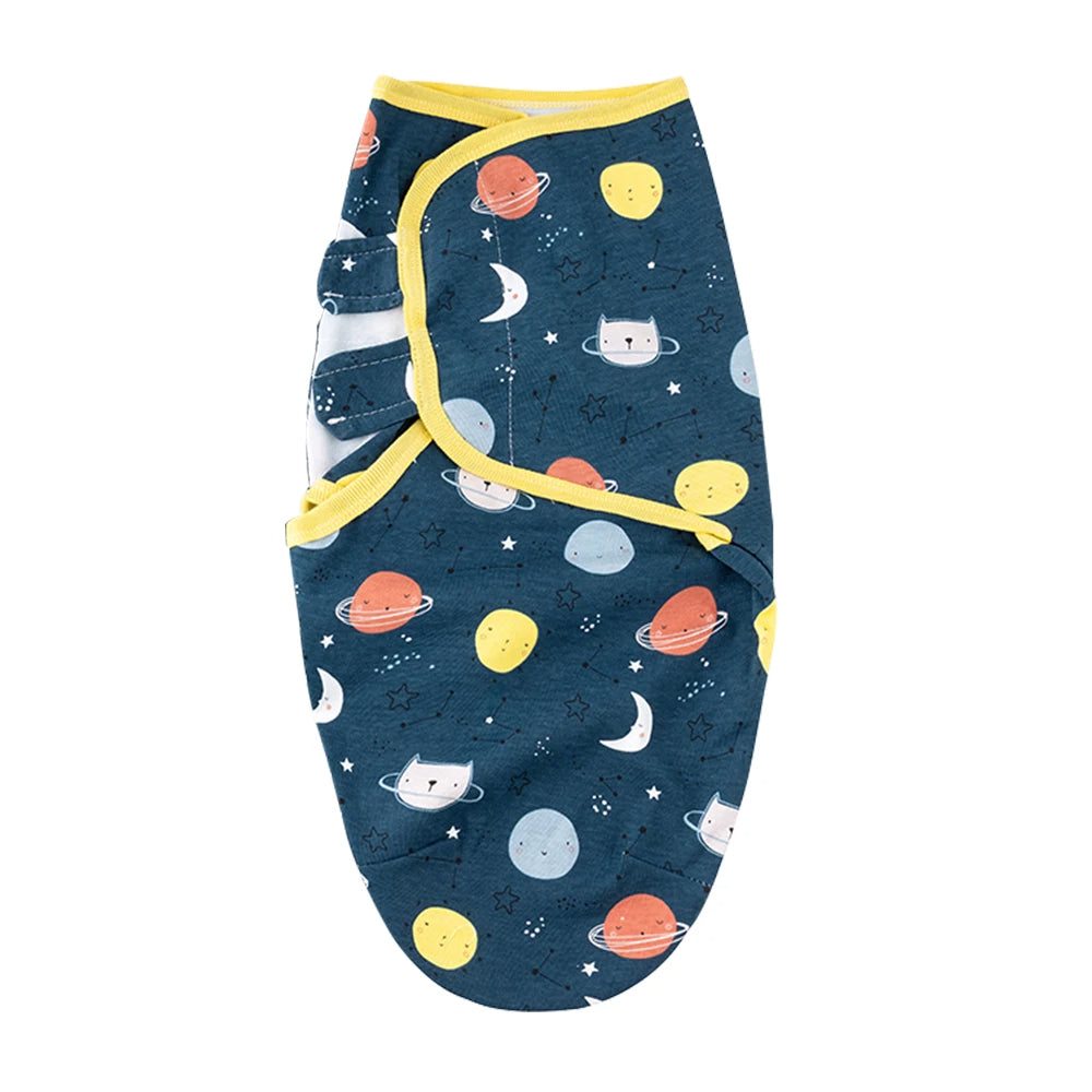 Premier Newborn Baby Cocoon Swaddle Wrap โ 100% Organic Cotton Muslin Blankets | Suitable for 4 Seasons