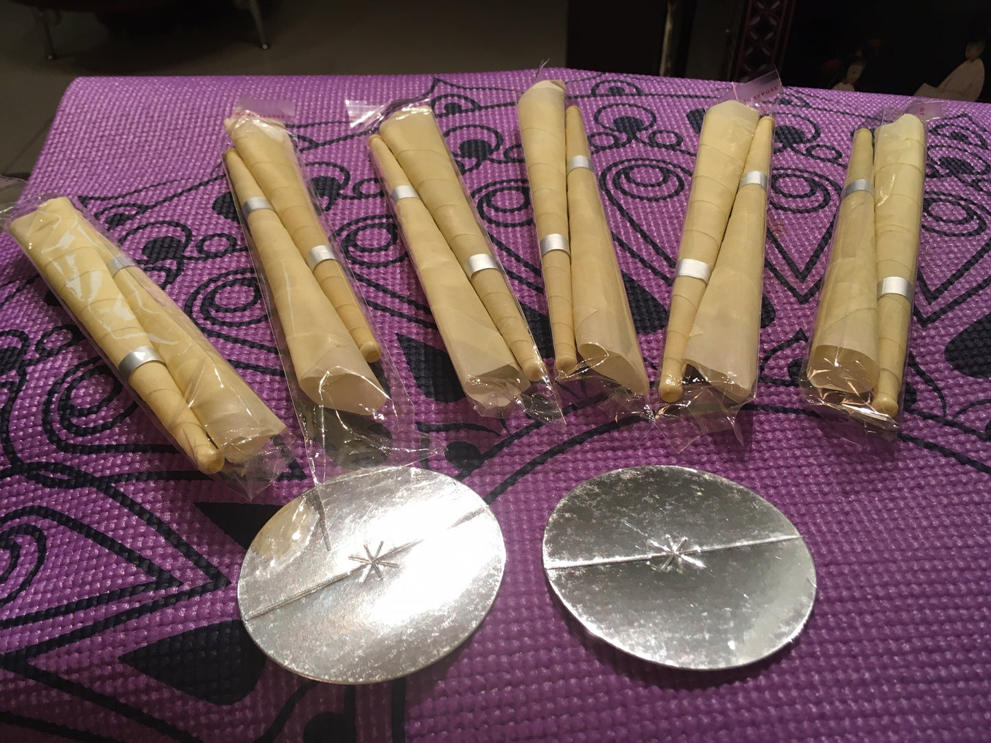 100% Beeswax Candles Cleaning Tools For Ear Wax Natural Hollow Blend Complete Kit
