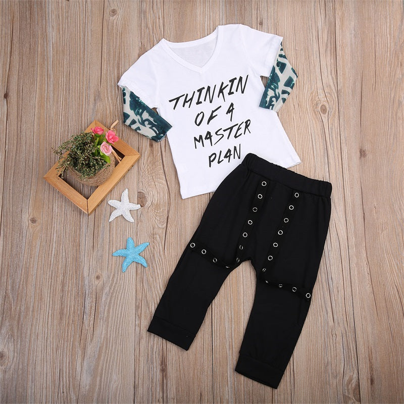 I Am The Boss Boy Child 2-Piece Clothes Set