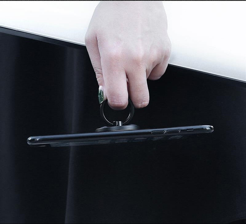 Mobile Phone Ring Gyro Spinner With Ant-fall Bracket
