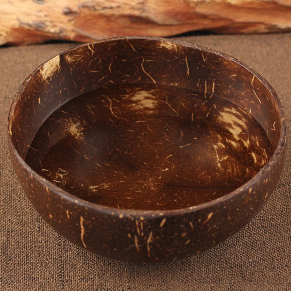 Hot Handcrafted Natural Asian Coconut Wooden Bowl