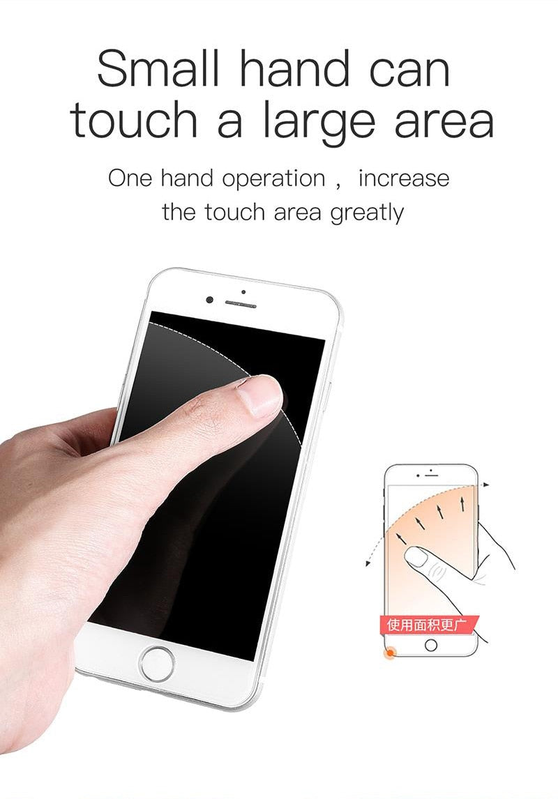 Mobile Phone Ring Gyro Spinner With Ant-fall Bracket