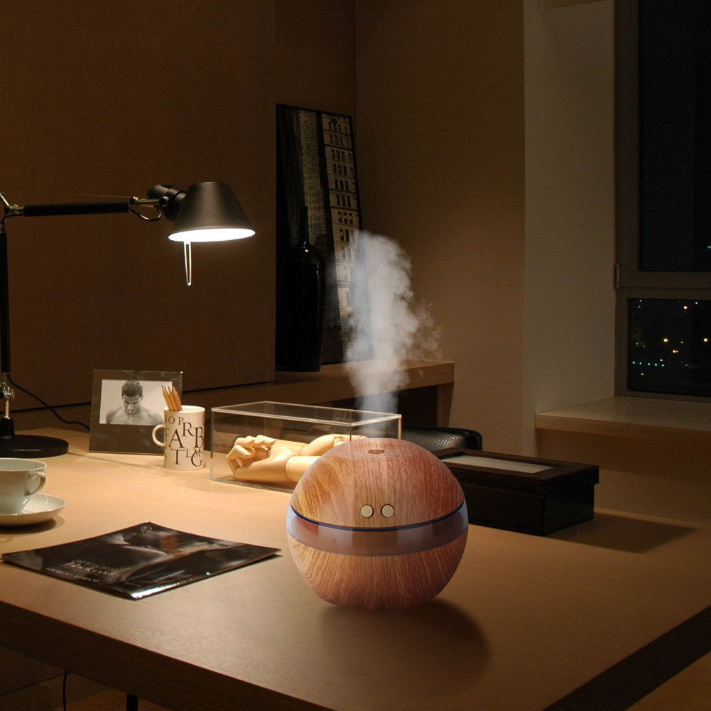 Beautifully Designed Ultrasonic Aroma Therapy Diffuser - Release Negative IONS