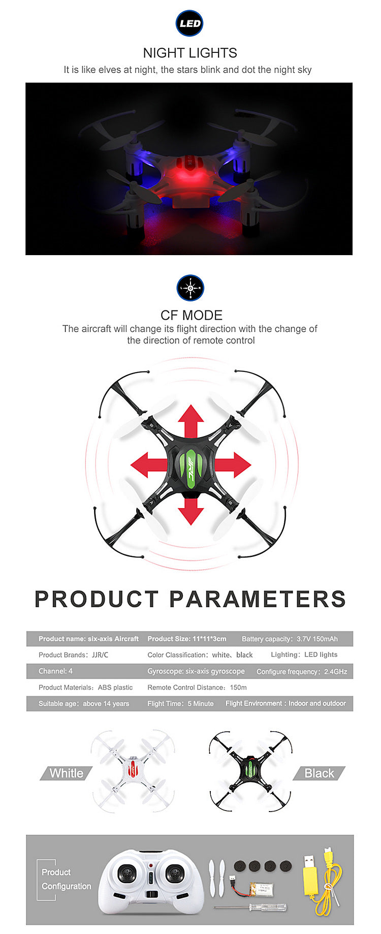 The Coolest Indoor Drone Ever Period: Mini Drone Headless Mode Drone 6 Axis Gyro quadrocopter 2.4GHz 4CH - WATCH VIDEO