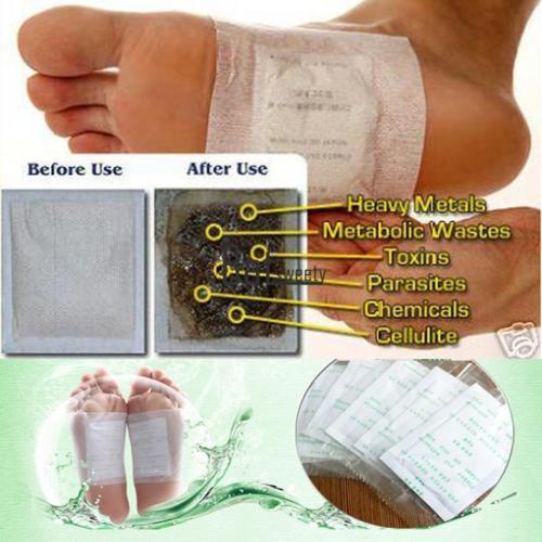 Authentic 100X Detox Foot Pads Patch Detoxify Toxins w/Adhesive Pain Relief