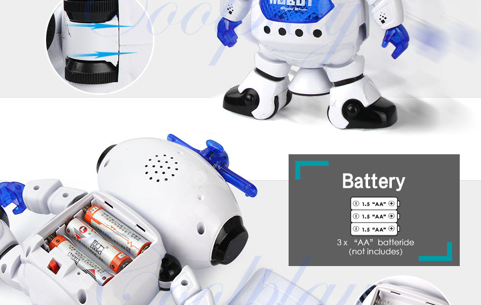 Smart Space Dance Robot With Music and Light Show