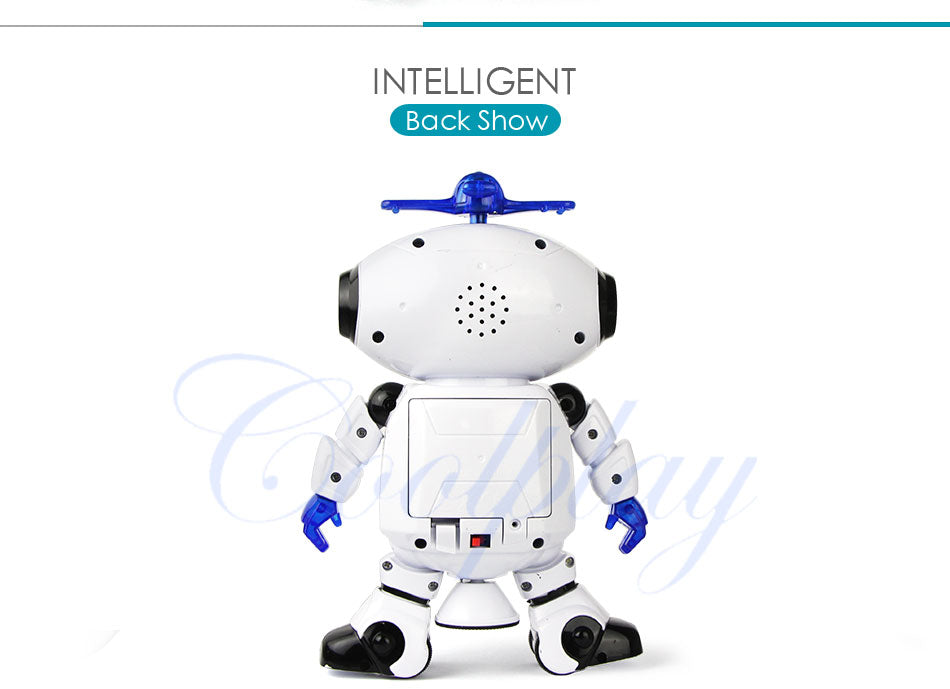 Smart Space Dance Robot With Music and Light Show