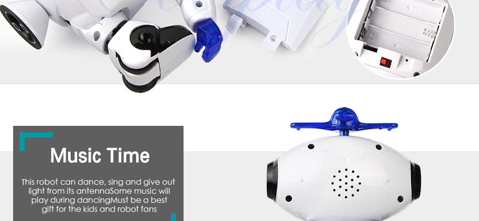Smart Space Dance Robot With Music and Light Show