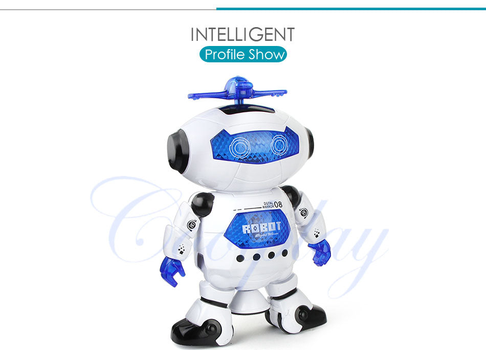 Smart Space Dance Robot With Music and Light Show