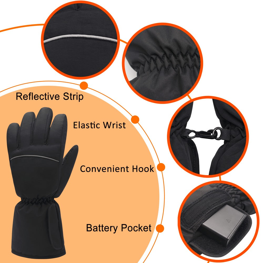 BATTERY HEATED GLOVES - Never Have Cold Hands During Winter