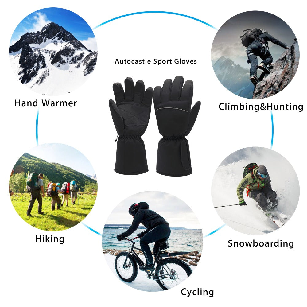 BATTERY HEATED GLOVES - Never Have Cold Hands During Winter