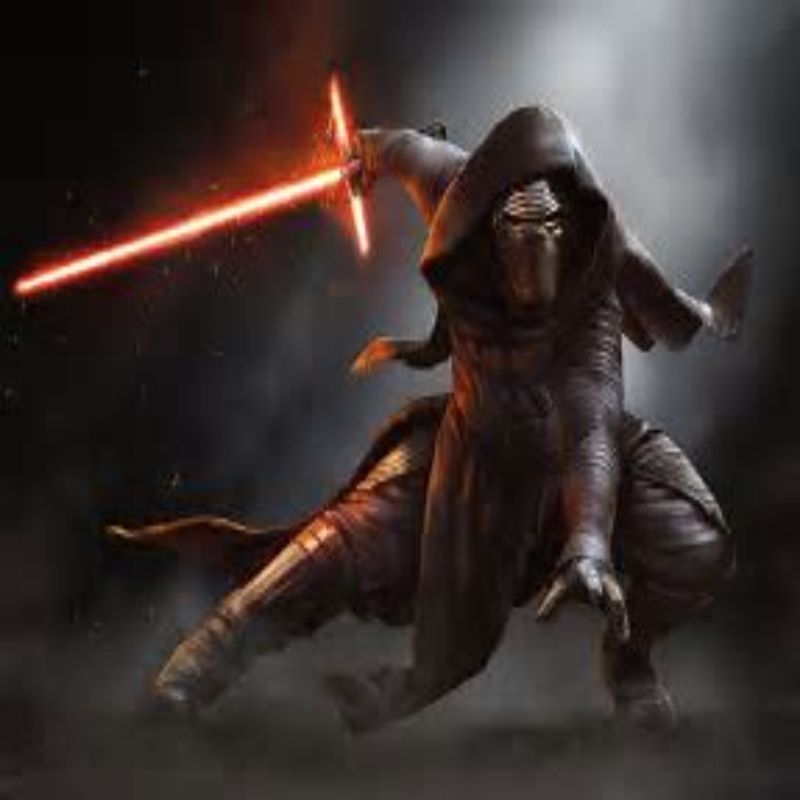 Kylo Ren Lightsaber Cross Guard VS JEDI Saber Sword Force FX - BUNDLE