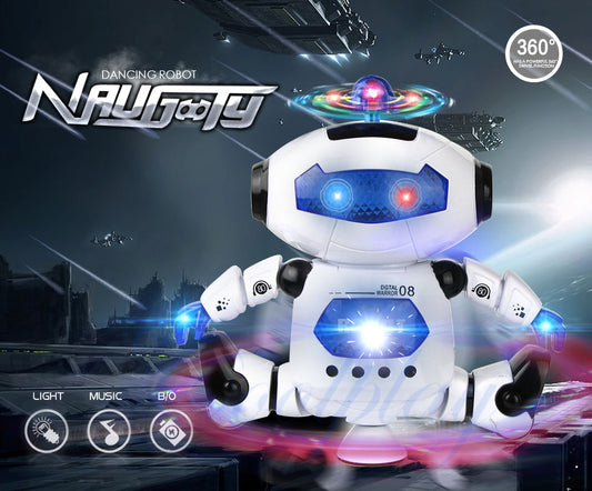 Smart Space Dance Robot With Music and Light Show