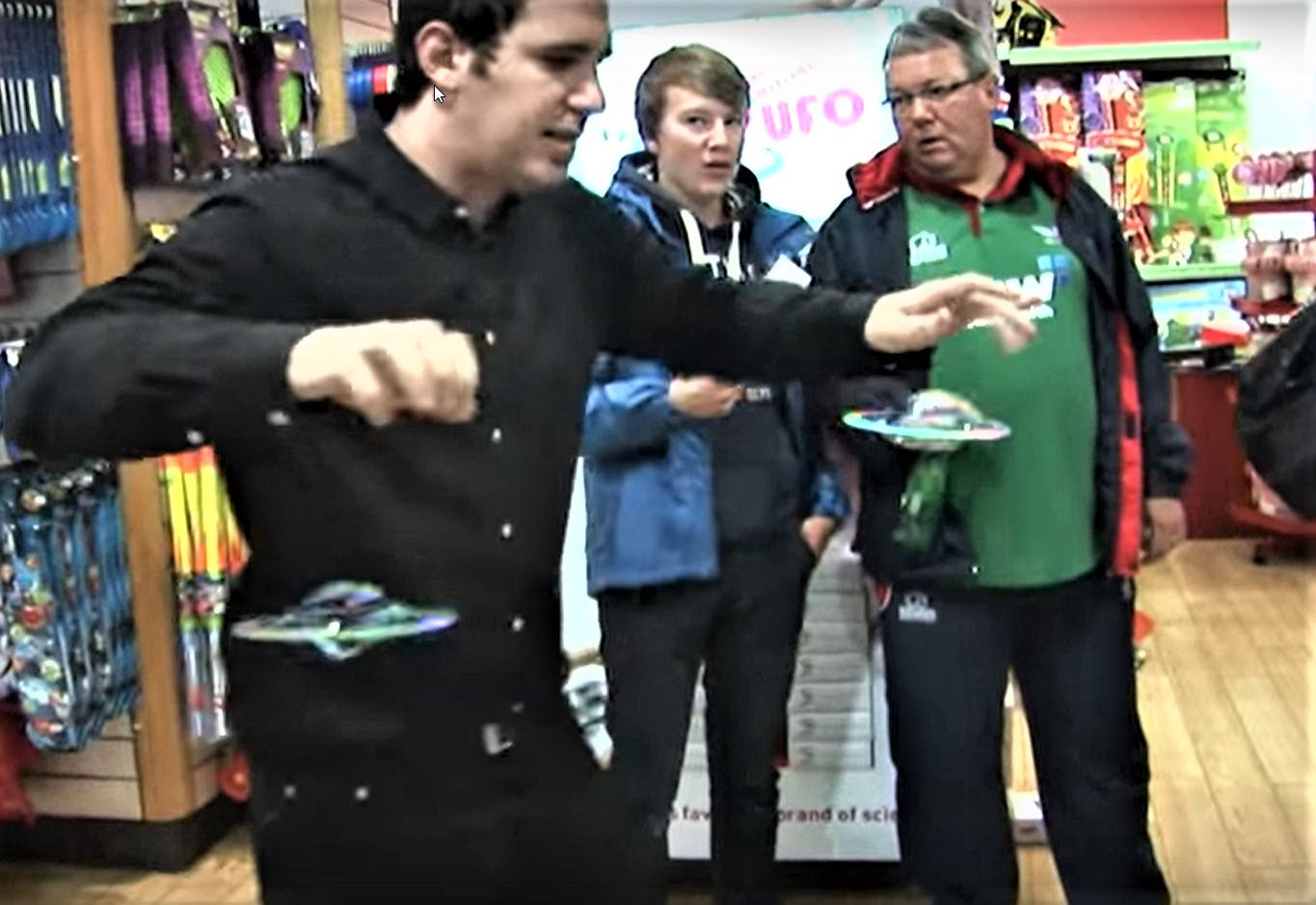 Flying Toy UFO Magic Levitation Gravity Defying MightyAcrobat™ Spinning Device - 100X Better Than A Fidget Spinner SEE VIDEO