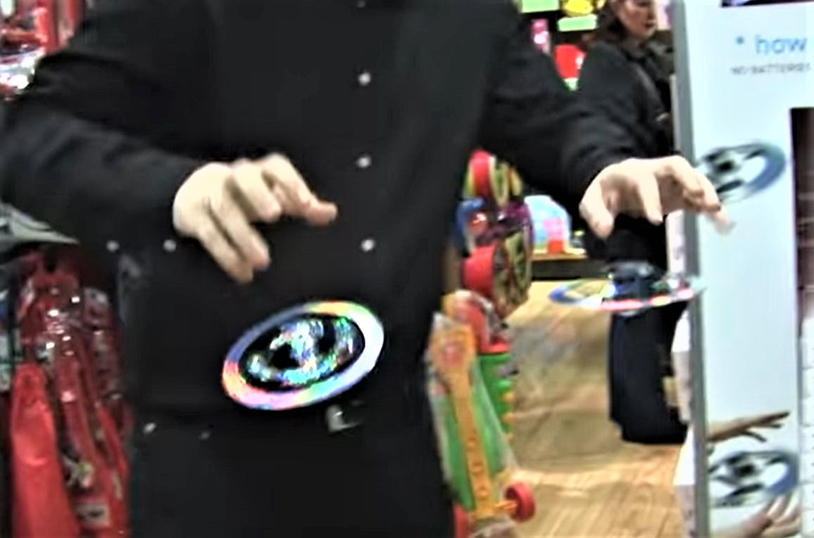 Flying Toy UFO Magic Levitation Gravity Defying MightyAcrobat™ Spinning Device - 100X Better Than A Fidget Spinner SEE VIDEO