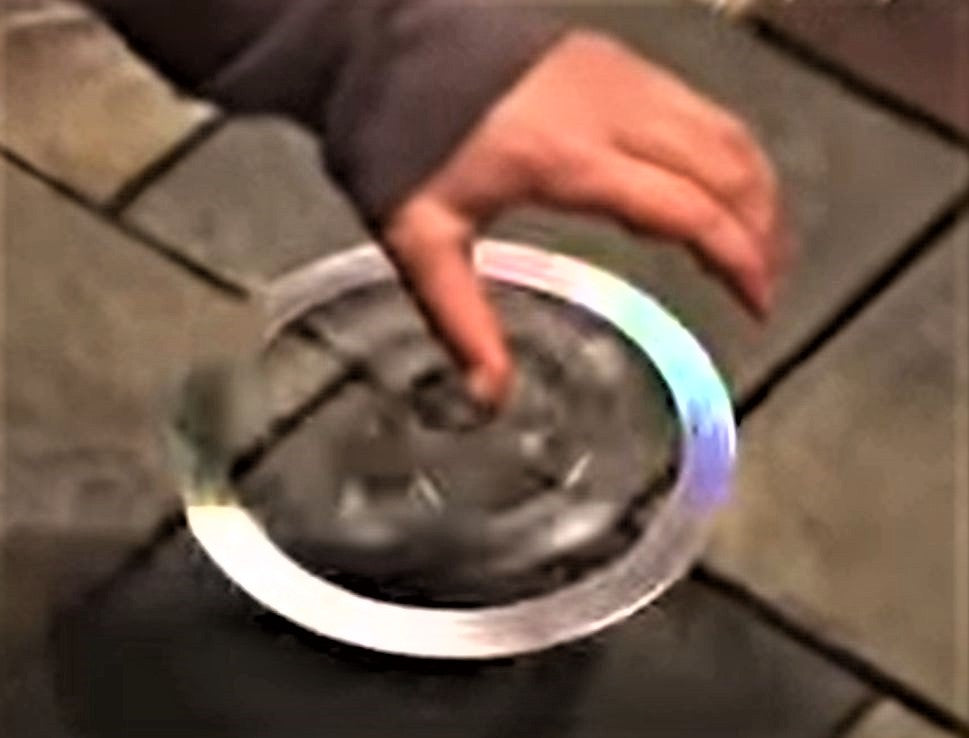 Flying Toy UFO Magic Levitation Gravity Defying MightyAcrobat™ Spinning Device - 100X Better Than A Fidget Spinner SEE VIDEO