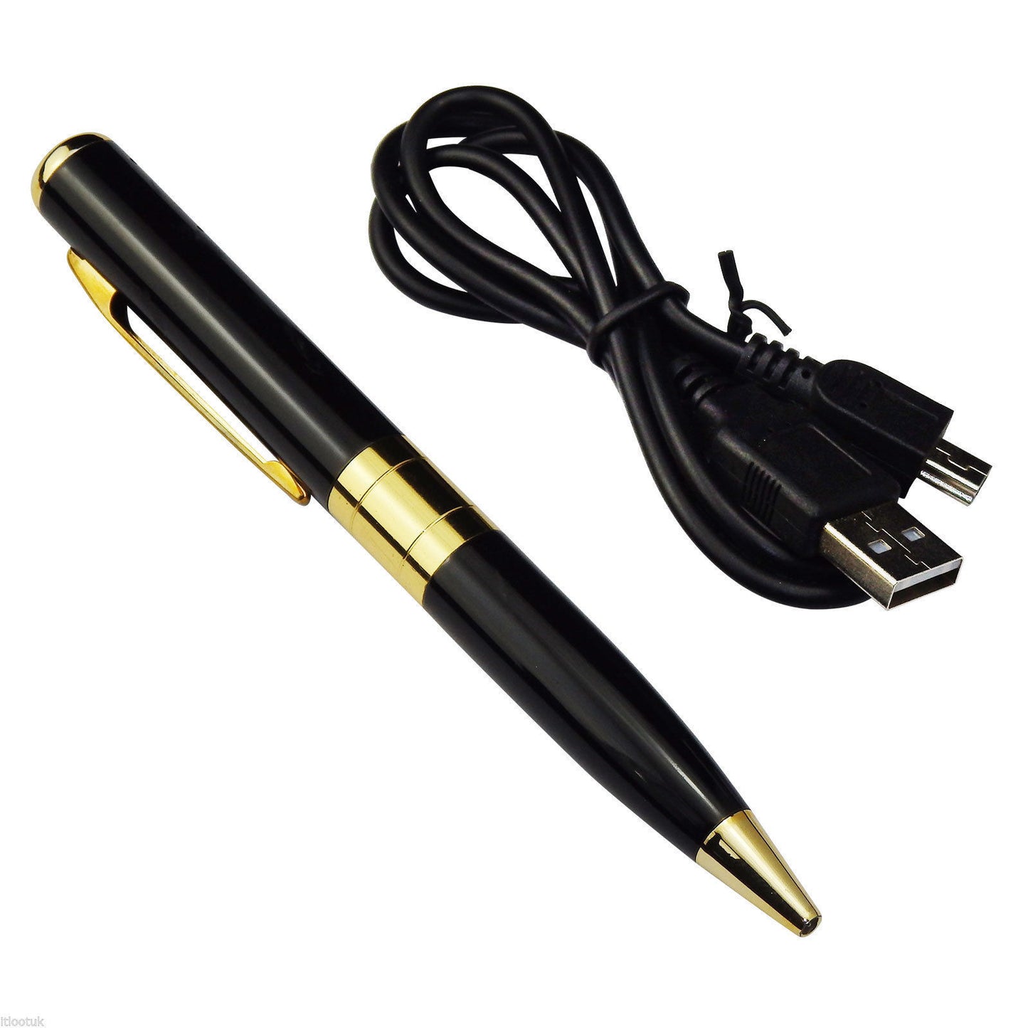 WhisperCapture™ Video Recording Mini Pen – 32GB 1080P HD, Voice & Audio Recorder