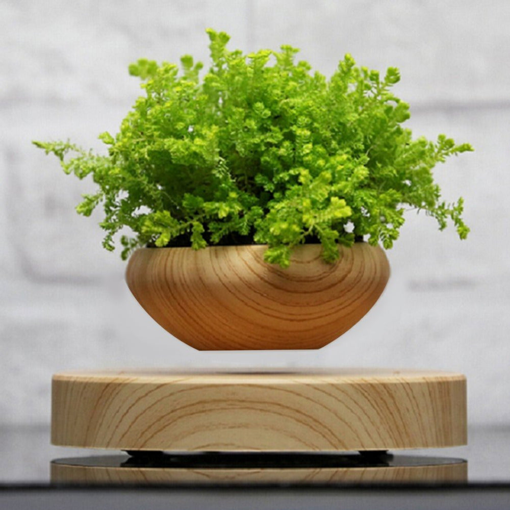 Japanese Levitating Wooden Pot For Your Plants