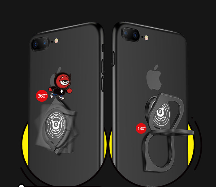 Mobile Phone Ring Gyro Spinner With Ant-fall Bracket