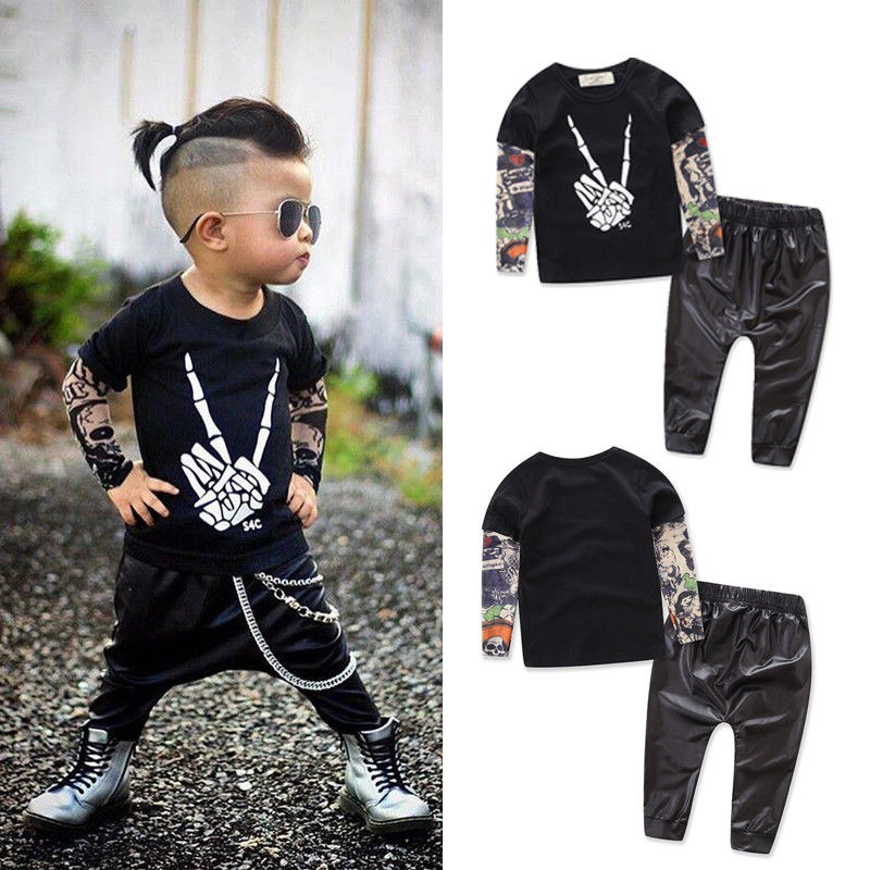 I Am The Boss Boy Child 2-Piece Clothes Set
