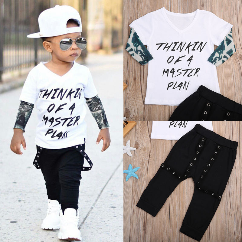 I Am The Boss Boy Child 2-Piece Clothes Set