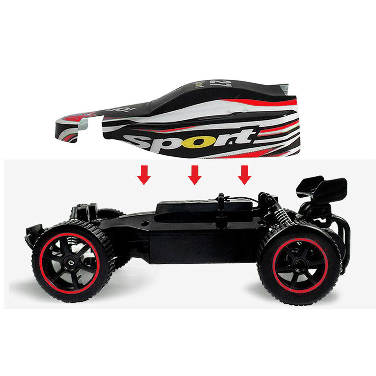Inexpensive 1:20 2.4G RC High Speed Off Road Racing Buggy
