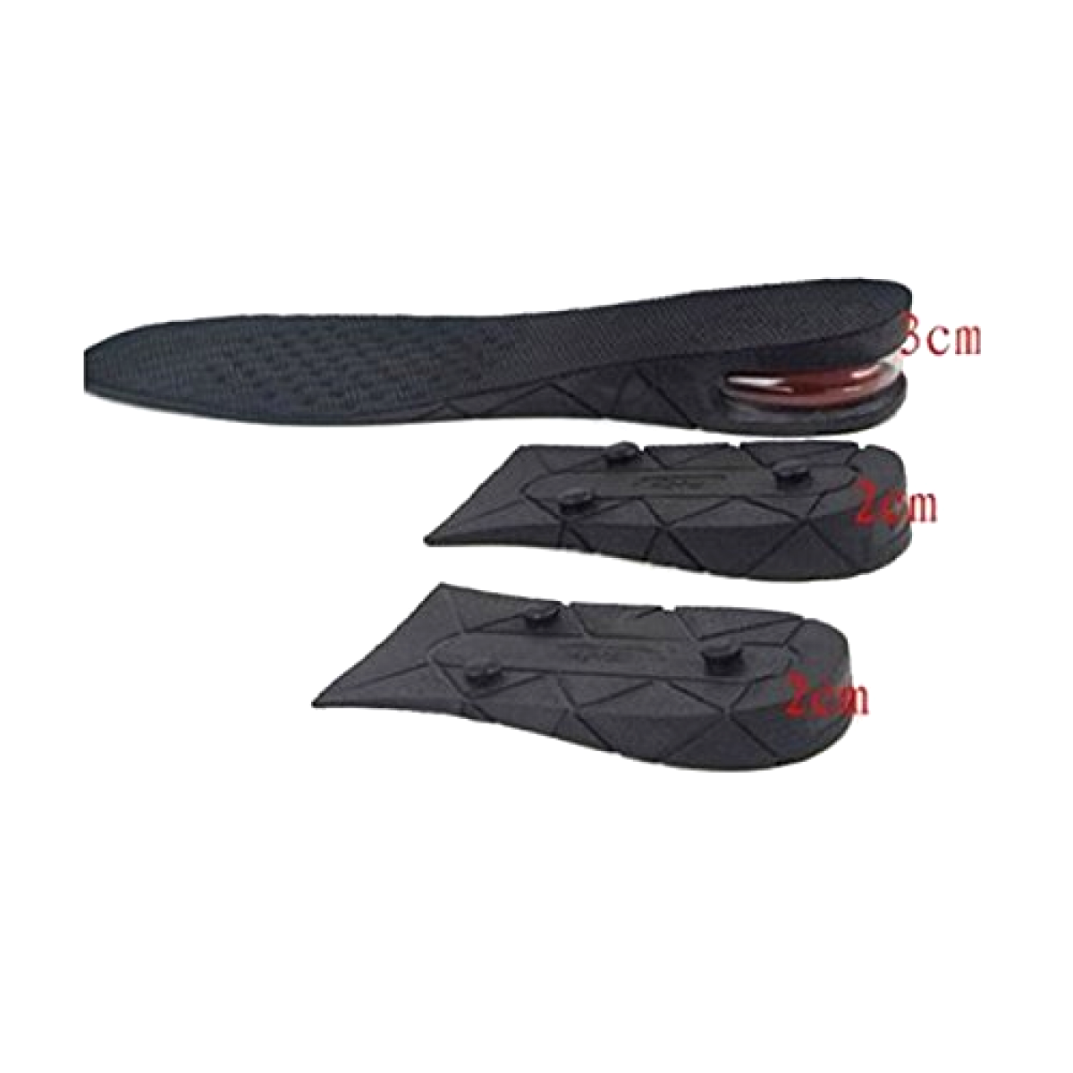 INCREASE YOUR HEIGHT - Muti-Layer Air Cushion Height Elevator Shoe Insole