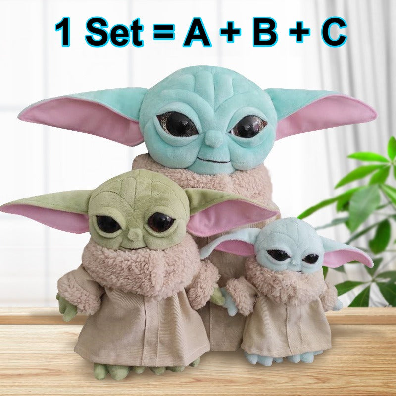 Yoda Star Wars Toys Plush Mandalorian Baby Stuffed Animal  BUY 1 OR ALL 3 - SHIPS FROM USA