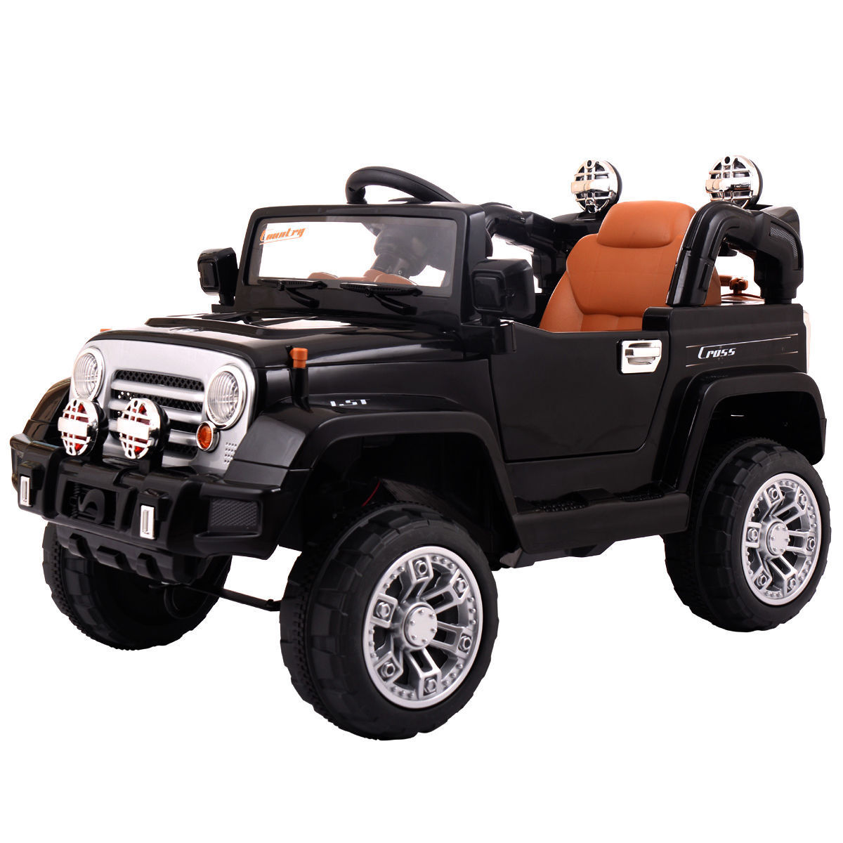 Kids Ride On Car Remote Control Jeep Electric Toys MP3 Music Led Light 12V