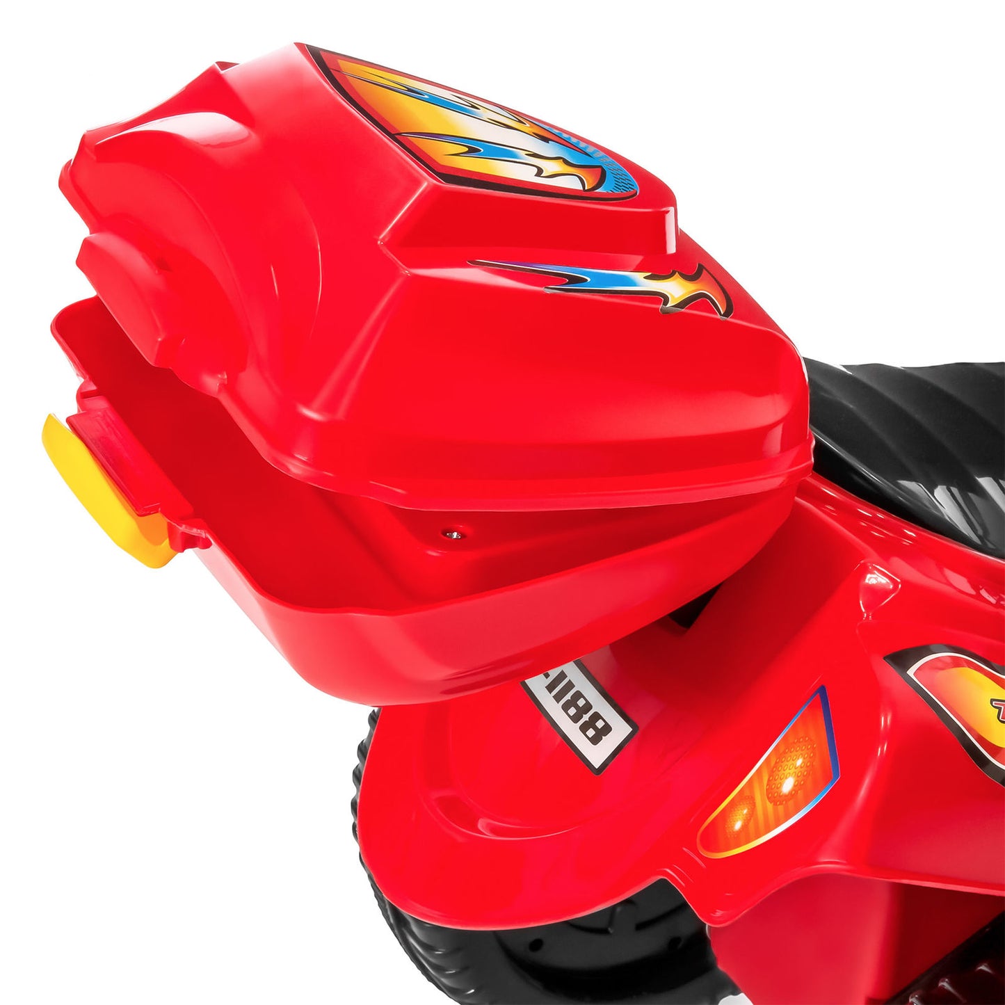 Cool Ride  3-Wheel Motorcycle For Kids - LIGHTS, MUSIC, HORN, STORAGE.