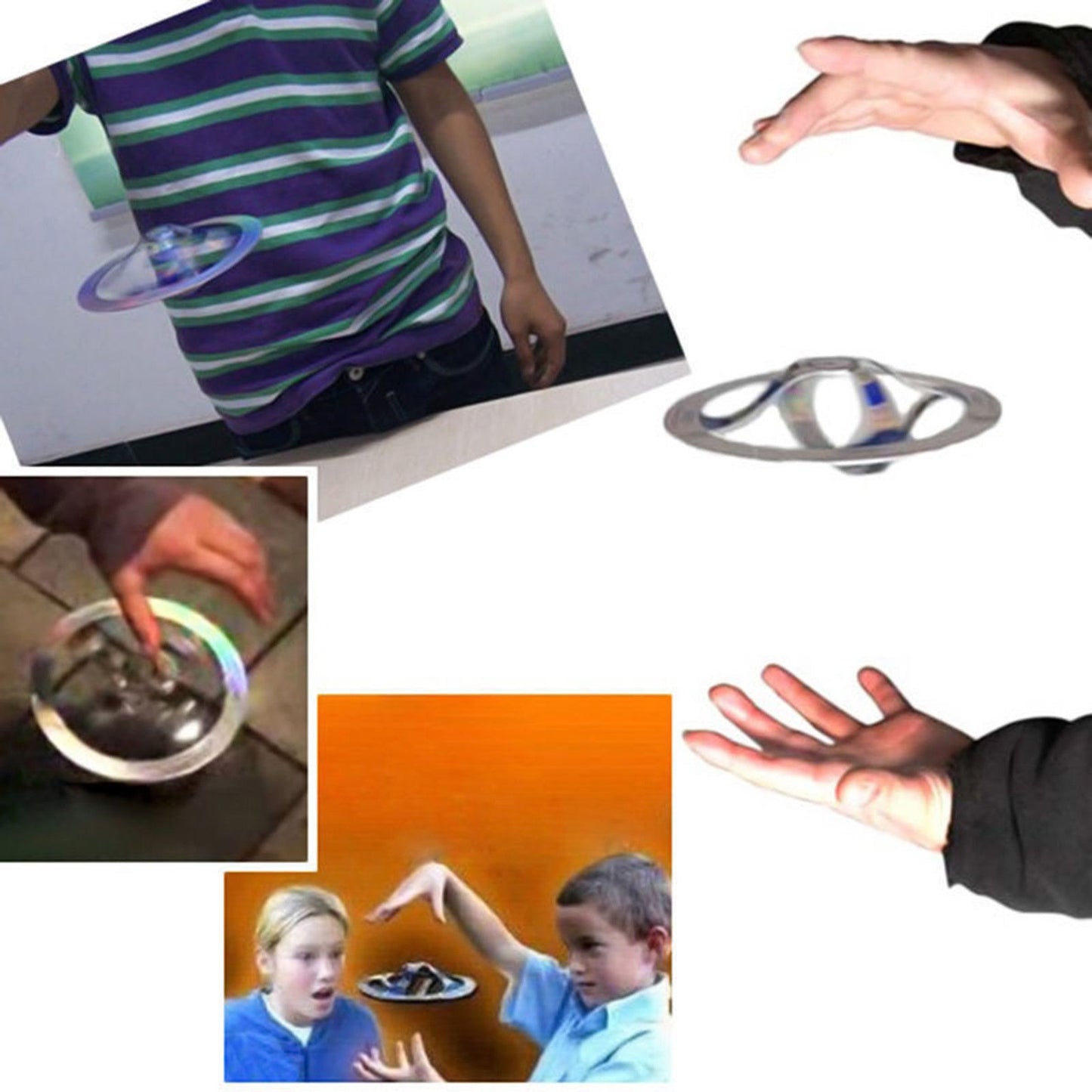 Flying Toy UFO Magic Levitation Gravity Defying MightyAcrobat™ Spinning Device - 100X Better Than A Fidget Spinner SEE VIDEO