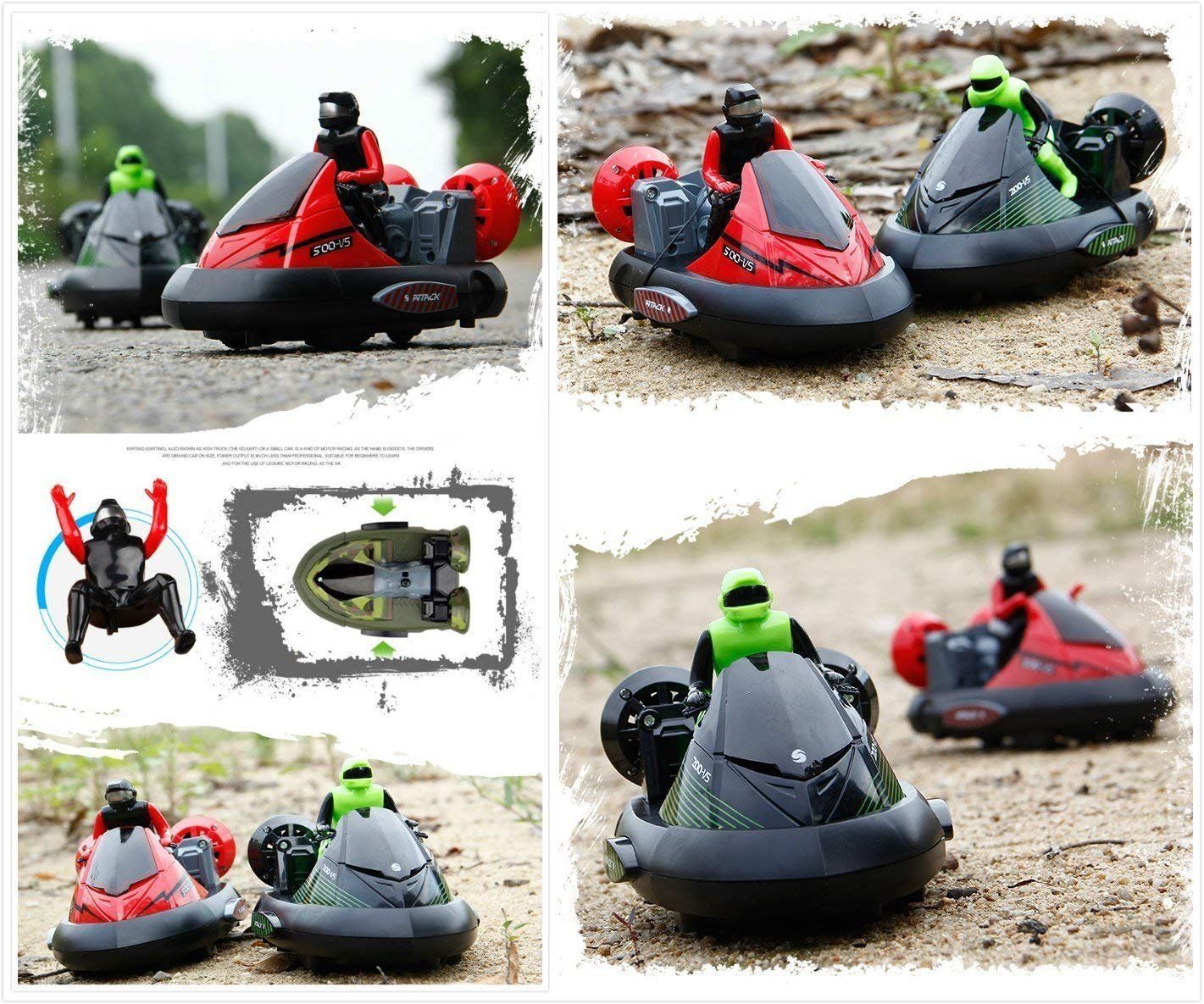 Bumper Car Impact RC Cars