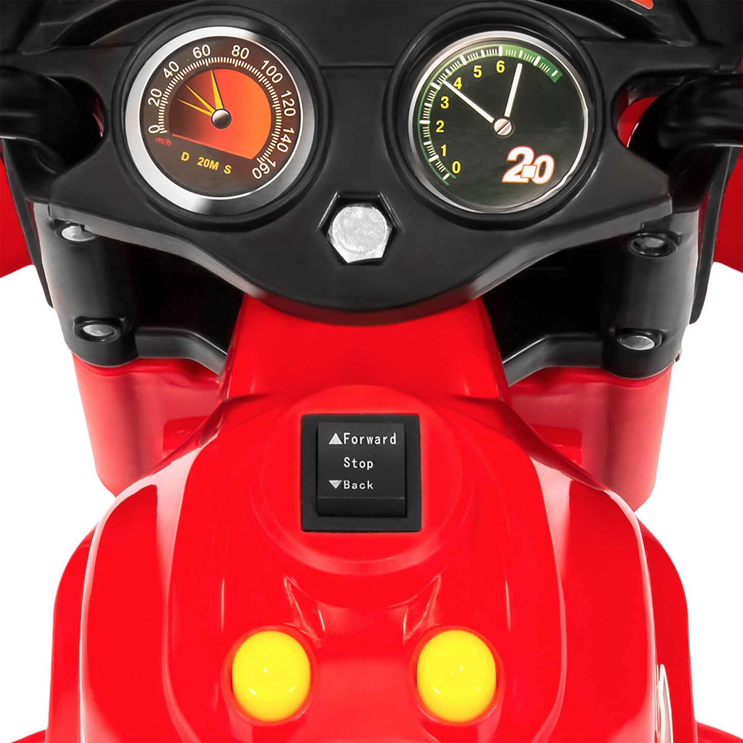 Cool Ride  3-Wheel Motorcycle For Kids - LIGHTS, MUSIC, HORN, STORAGE.