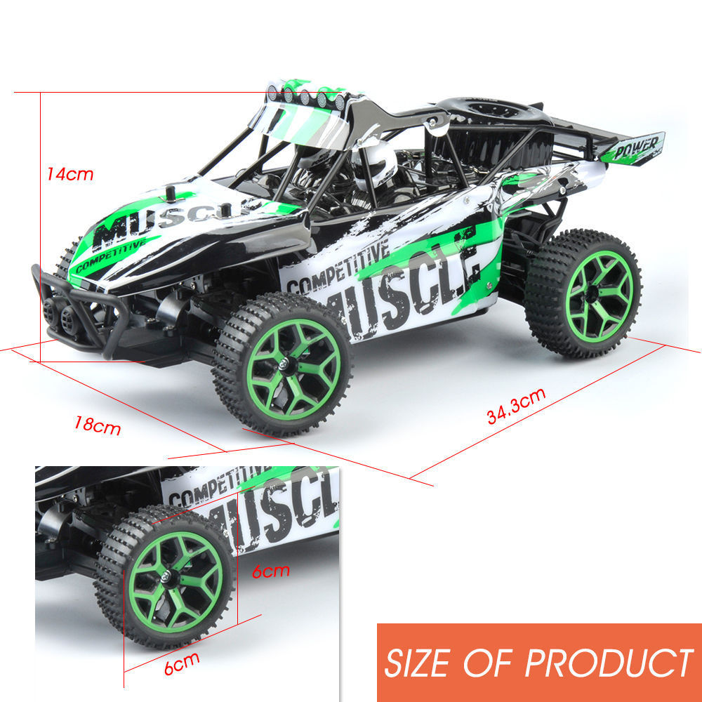 1:18 All Terrain RC Car High Speed 4WD Electric Vehicle 2.4G Off-road Truck