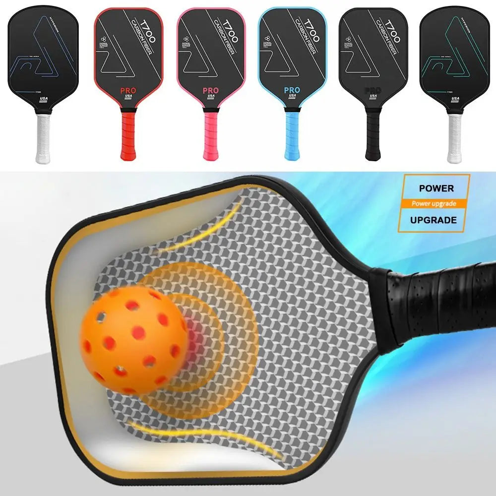 Premier Pro Carbon Fiber Power Pickleball Paddle – T700 Face with Honeycomb Core