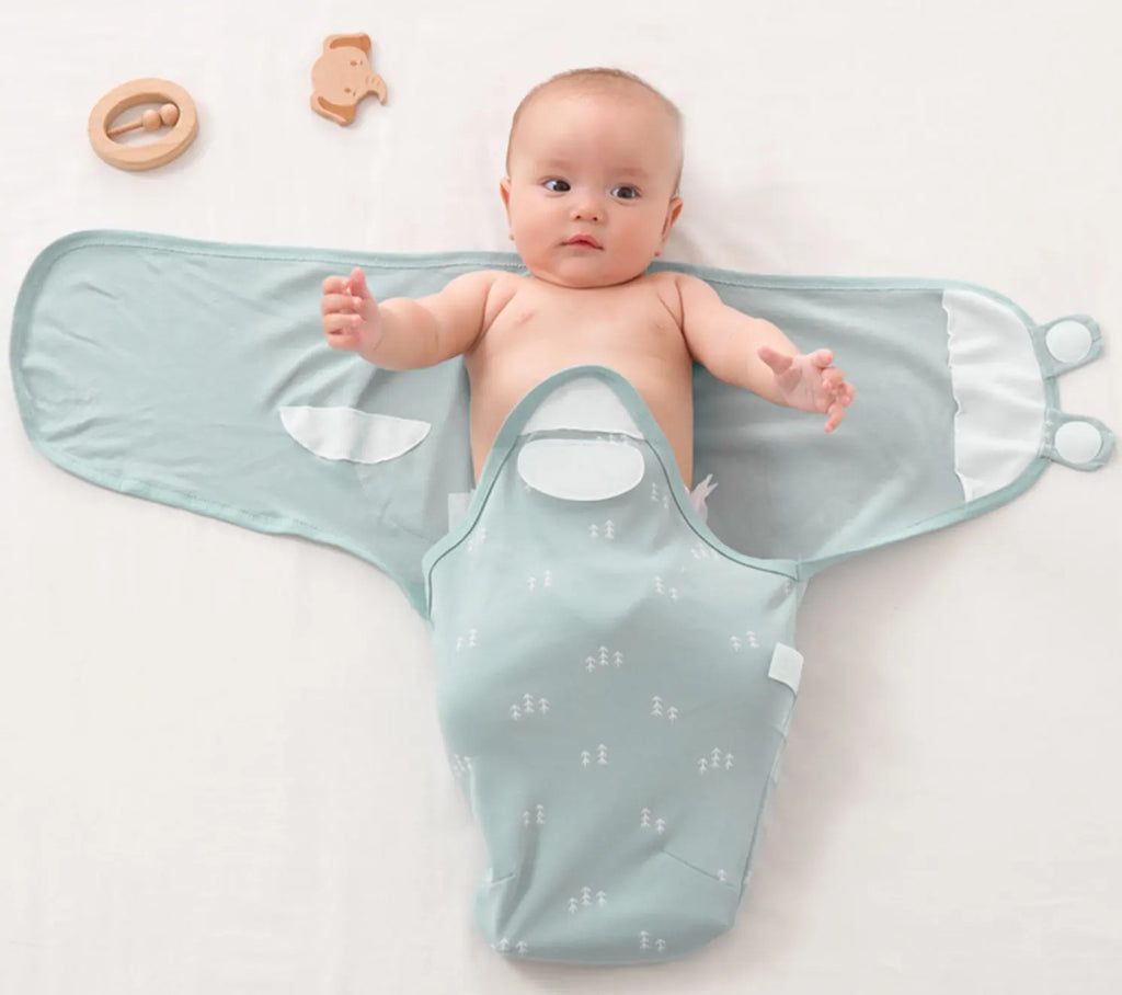 Premier Newborn Baby Cocoon Swaddle Wrap – 100% Organic Cotton Muslin Blankets | Suitable for 4 Seasons