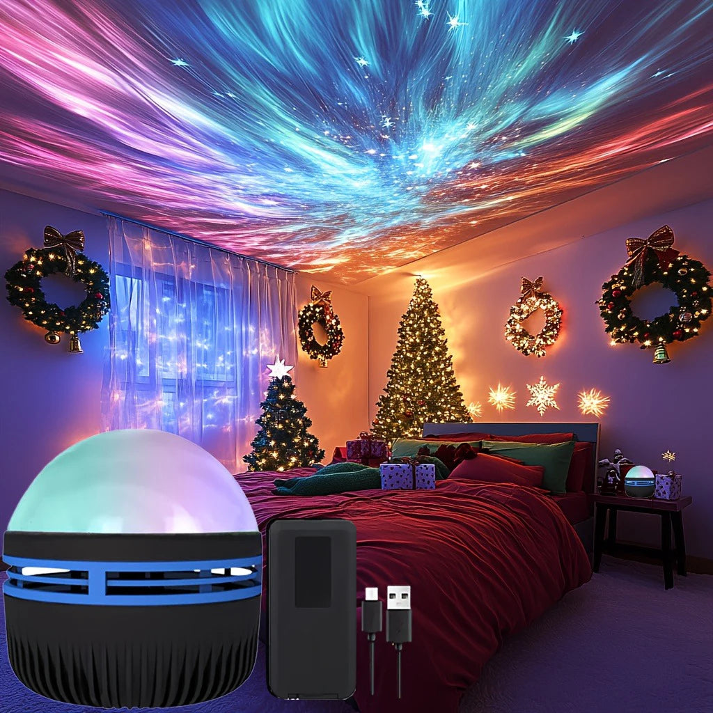 Galaxy Projector – Starry Sky Projector & Wave Wall Light for Dreamy Ambiance