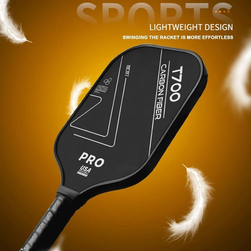 Premier Pro Carbon Fiber Power Pickleball Paddle – T700 Face with Honeycomb Core