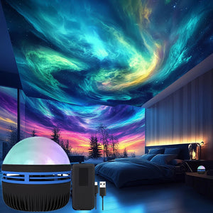 Galaxy Projector – Starry Sky Projector & Wave Wall Light for Dreamy Ambiance