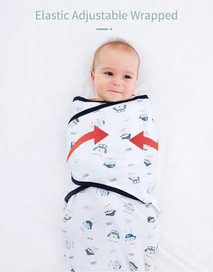 Premier Newborn Baby Cocoon Swaddle Wrap – 100% Organic Cotton Muslin Blankets | Suitable for 4 Seasons