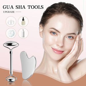 Cold Stainless Steel  Ice Roller For Face Lymph Drainage Set – Soothe, Sculpt & Refresh