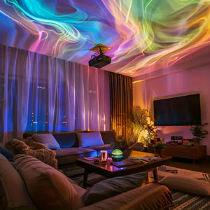 Galaxy Projector – Starry Sky Projector & Wave Wall Light for Dreamy Ambiance