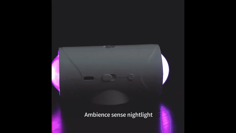 Motion Sensor Night Light – Indoor & Outdoor Sconce Diffused Lighting Lamp (Battery Operated, RGB LED)