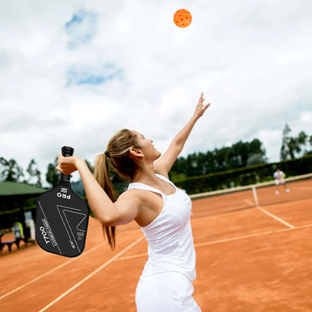 Premier Pro Carbon Fiber Power Pickleball Paddle – T700 Face with Honeycomb Core