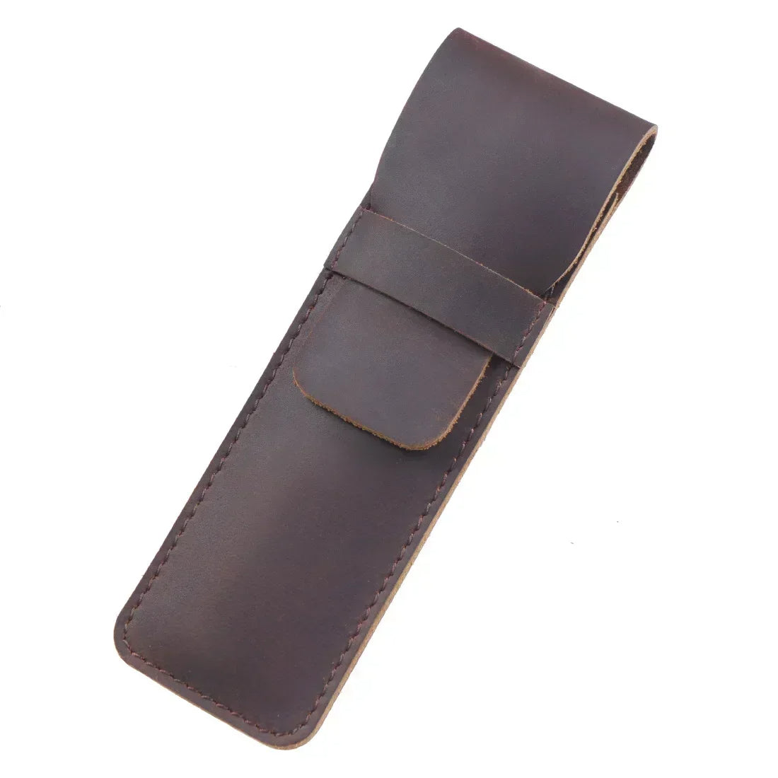 Protective Leather Pen Case – Slim Sleeve for Video Recording Pen, Audio Recorder, or Regular Pens