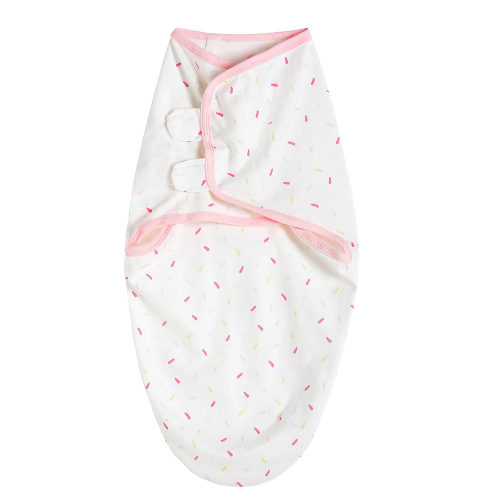 Premier Newborn Baby Cocoon Swaddle Wrap – 100% Organic Cotton Muslin Blankets | Suitable for 4 Seasons