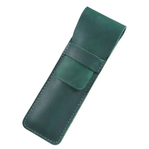 Protective Leather Pen Case – Slim Sleeve for Video Recording Pen, Audio Recorder, or Regular Pens