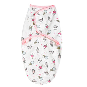 Premier Newborn Baby Cocoon Swaddle Wrap – 100% Organic Cotton Muslin Blankets | Suitable for 4 Seasons